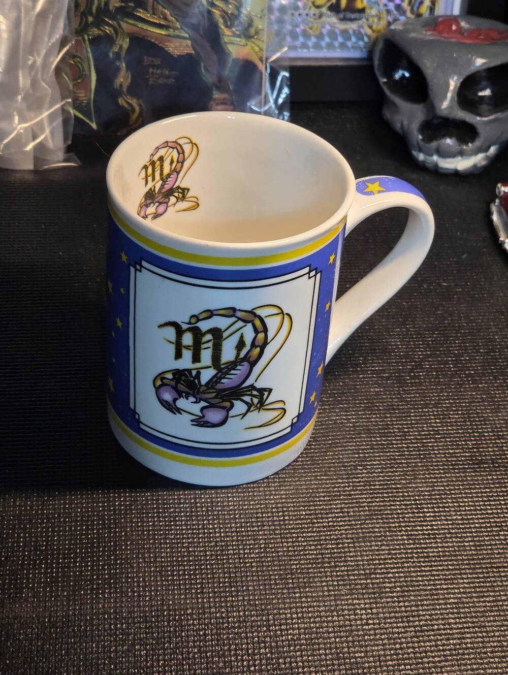 Vintage Scorpio Celestial Sun Zodiac Mug